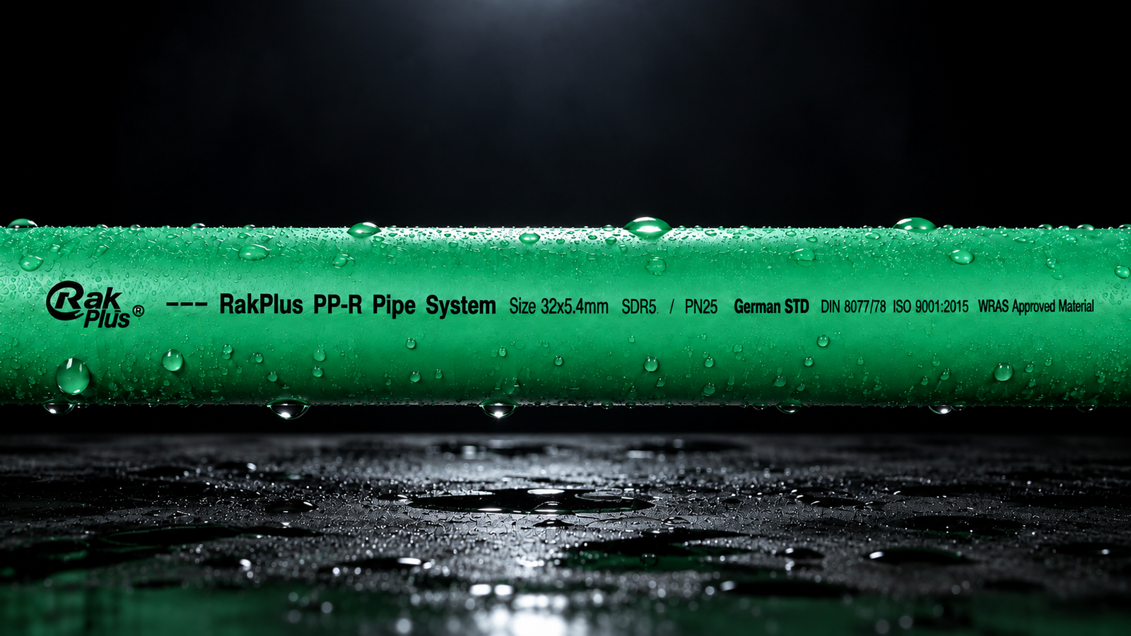RAKPLUS PP-R Green Pipe SDR5/PN25