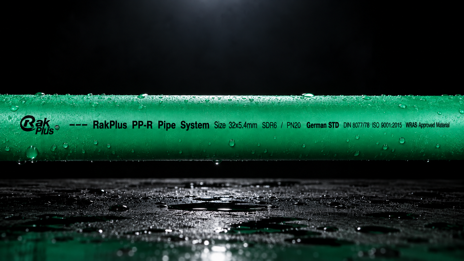 RAKPLUS PP-R Green Pipe SDR6/PN20